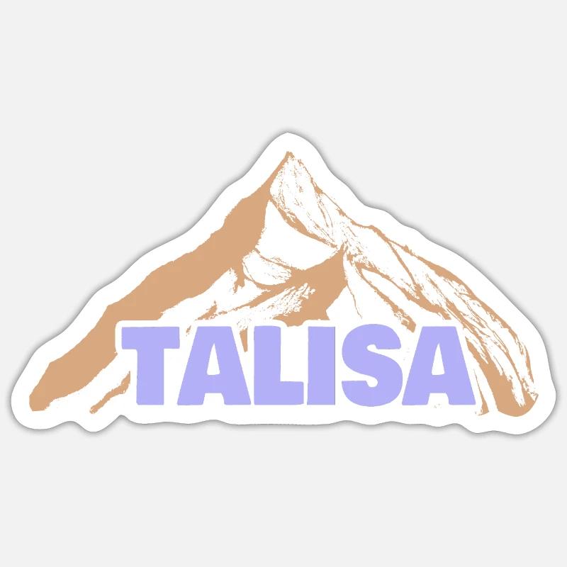 Geschenkidee Talisa - Sticker Größe S (10 x 10 cm) - Mattweiß