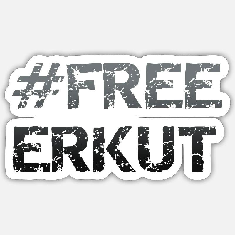 Libérer Erkut Sticker taille S (10 x 10 cm)