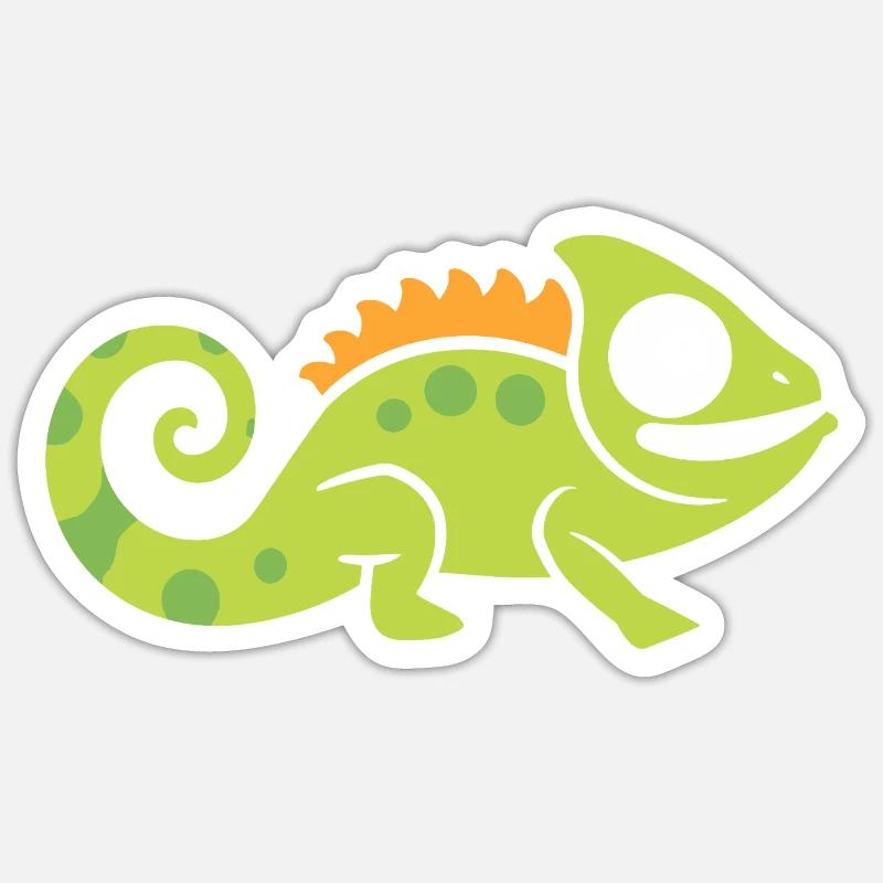 caméléon Sticker taille S (10 x 10 cm)