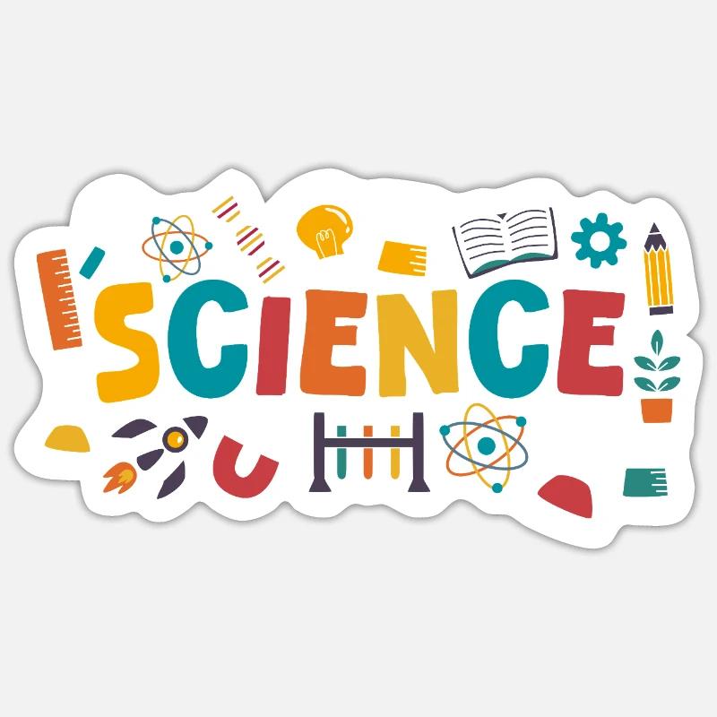 Science Technology Teacher STEM Educator Sticker size S (10 x 10 cm)