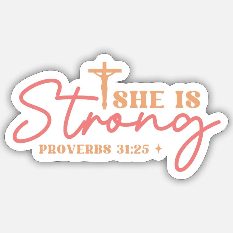 Proverbs 31 Sticker size S (10 x 10 cm)