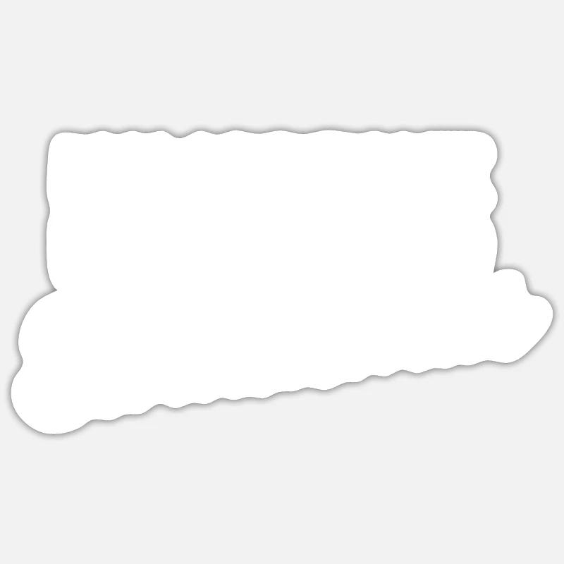 Ich spreche fließend Sarkasmus - Sticker Größe S (10 x 10 cm) - Mattweiß