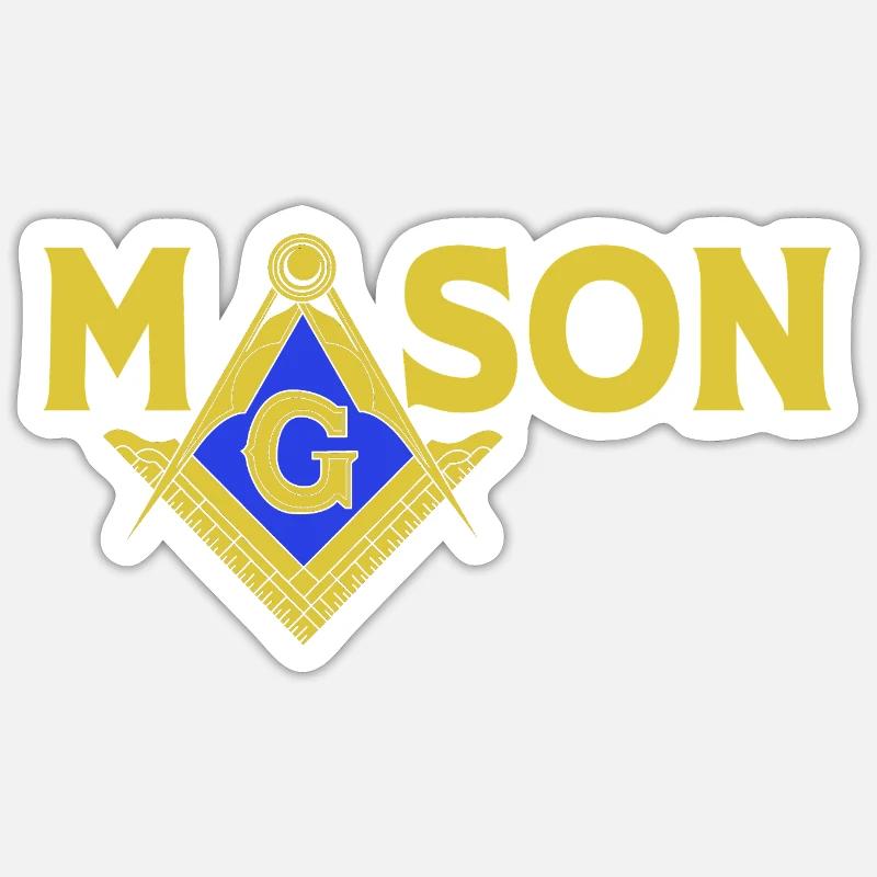 Francs-maçons Illuminati Sticker taille S (10 x 10 cm)