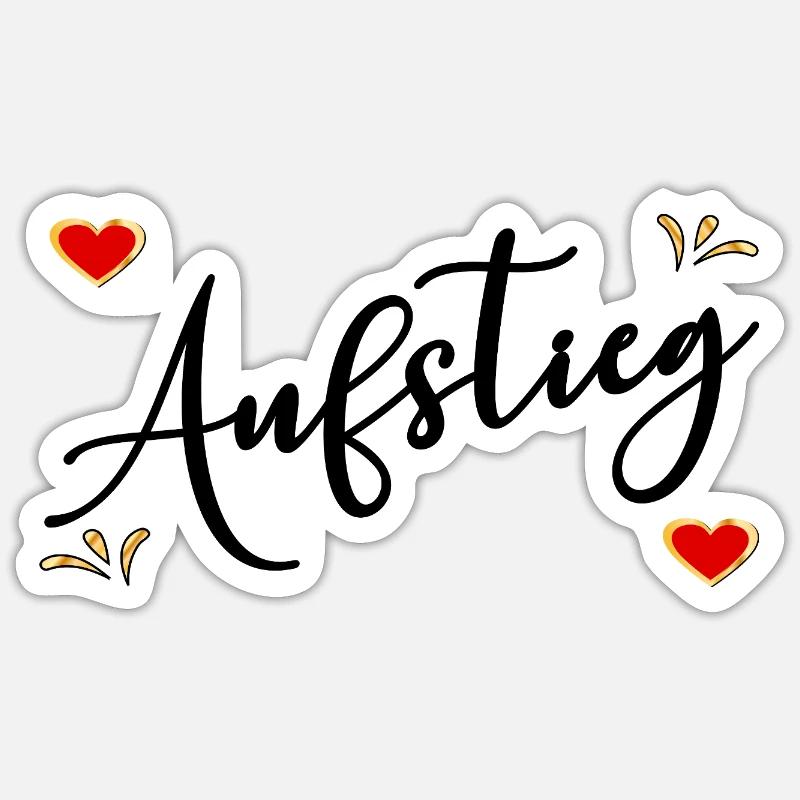 AUFSTIEG Sticker Größe S (10 x 10 cm)