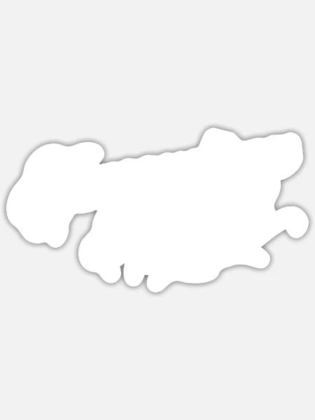 Junggesellinnenabschied - Sticker Größe S (10 x 10 cm) - Mattweiß