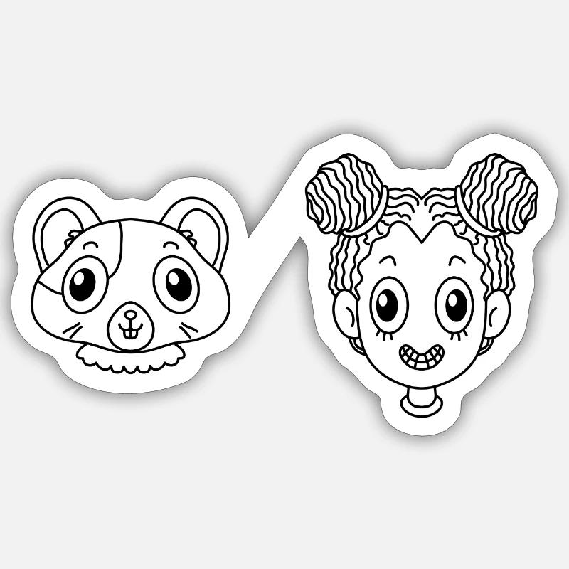 Sticker taille S (10 x 10 cm) - 