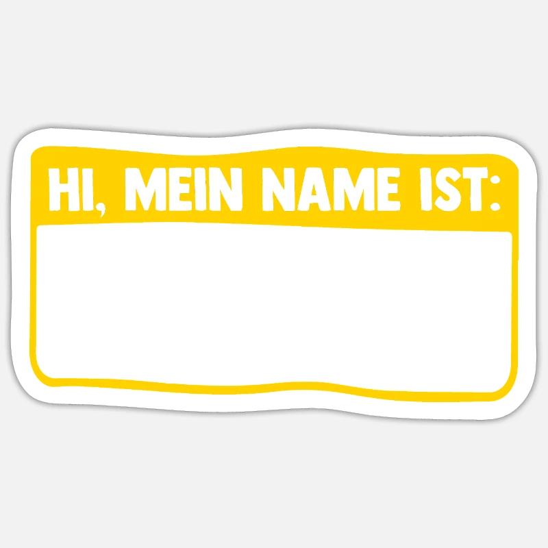Jonas - Sticker taille S (10 x 10 cm) - blanc mat