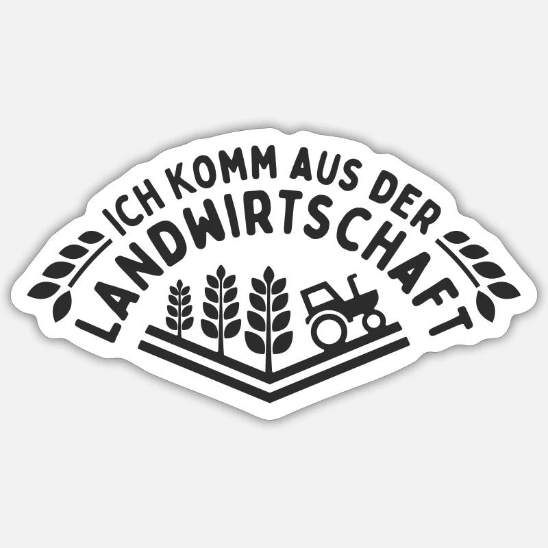 Landmensch Sticker Größe S (10 x 10 cm)