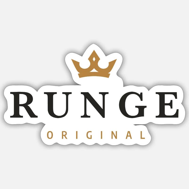 Runge Original efternavn Sticker størrelse S (10 x 10 cm)