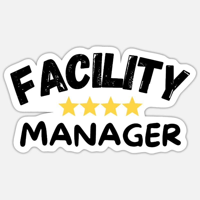 Gestionnaire d’installations - Sticker taille S (10 x 10 cm) - blanc mat