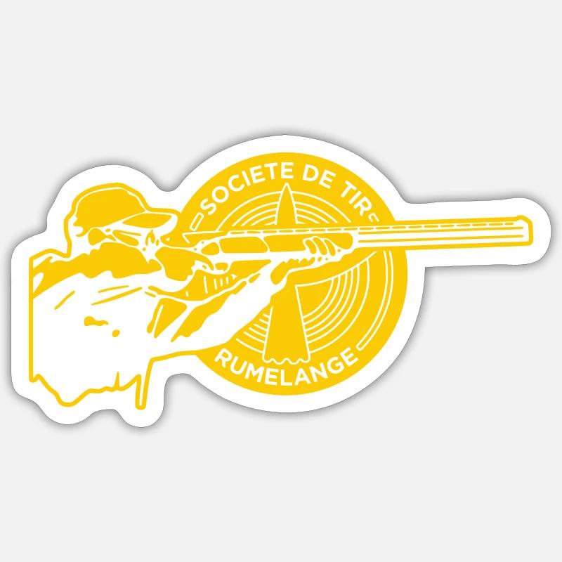 LOGO STR - Sticker Größe S (10 x 10 cm) - Mattweiß