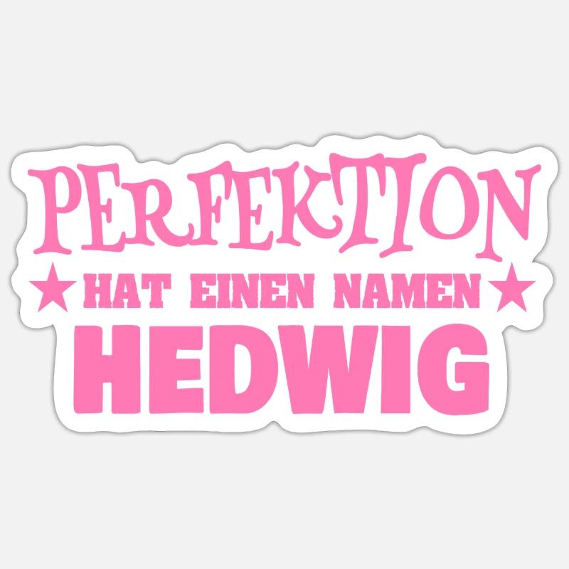 Gift for Hedwig - Sticker size S (10 x 10 cm) - white matte
