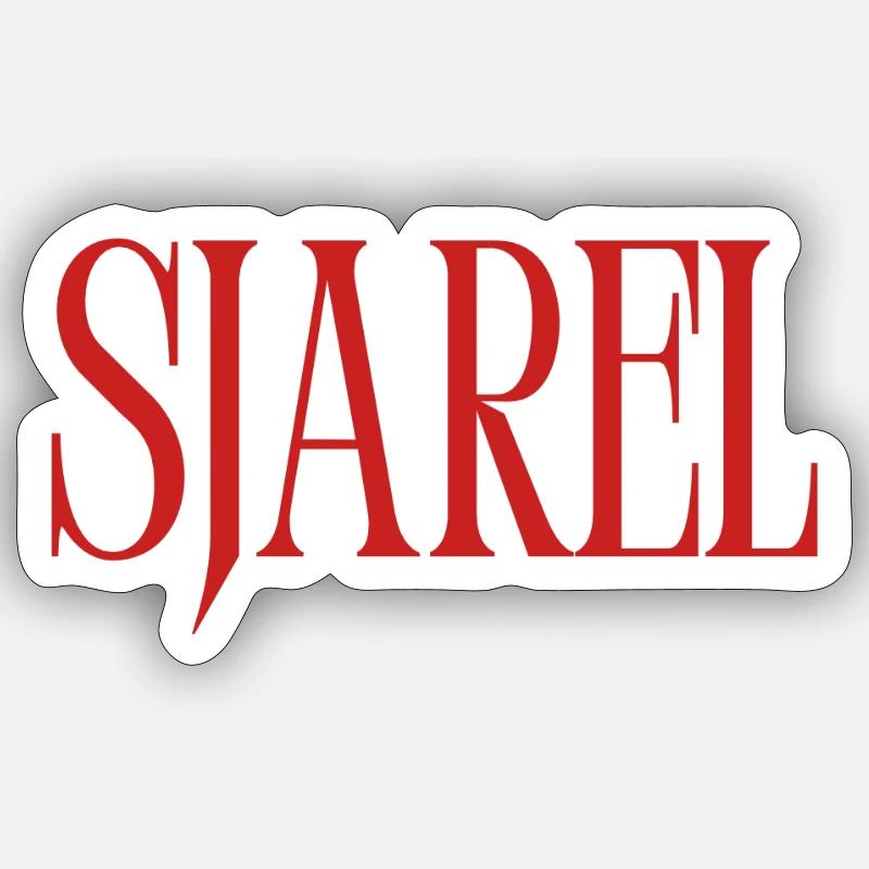SJAREL. Dialect Shirt Sticker size S (10 x 10 cm)
