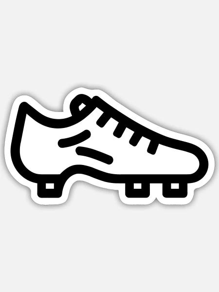 Stollen - Sticker Größe S (10 x 10 cm) - Mattweiß