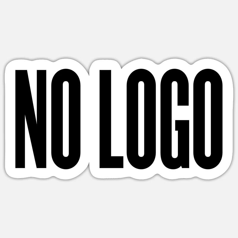 pas de logo - Sticker taille S (10 x 10 cm) - blanc mat