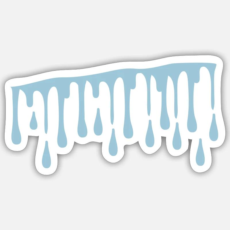 water drops pattern cc1 Sticker size S (10 x 10 cm)