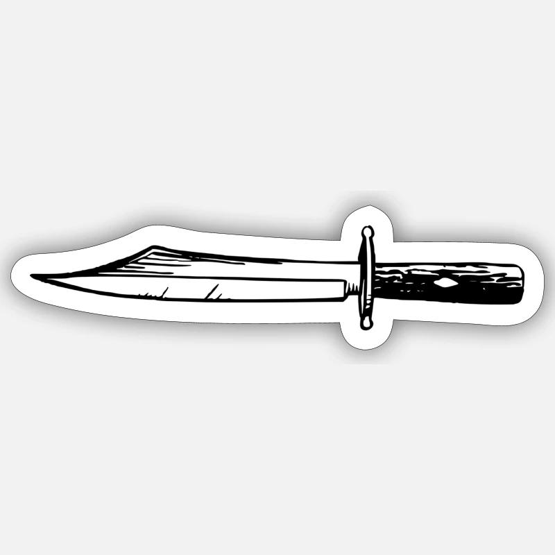 Messer Sticker Größe S (10 x 10 cm)