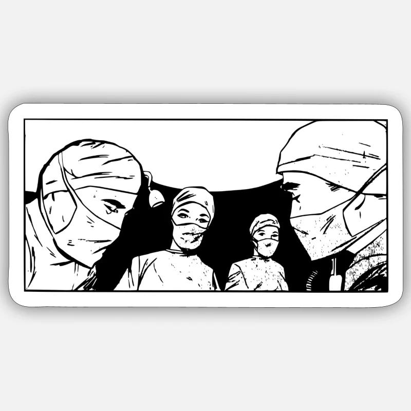 Operation Sticker Größe S (10 x 10 cm)