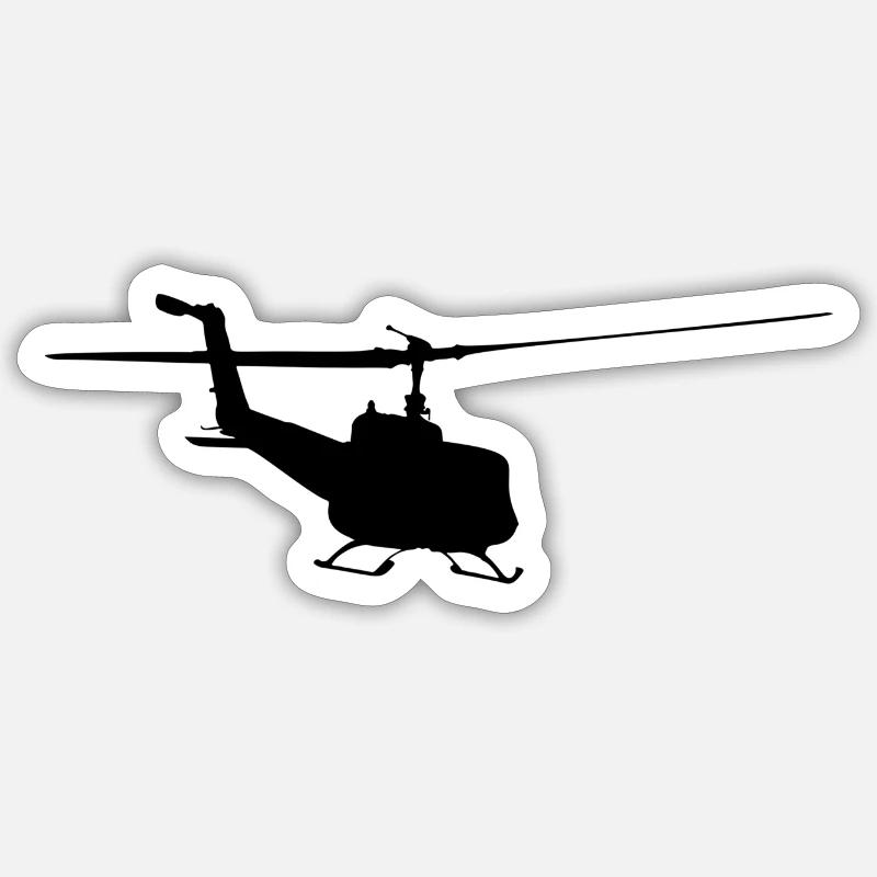 Helicopter Sticker size S (10 x 10 cm)