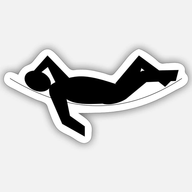 hamac Sticker taille S (10 x 10 cm)