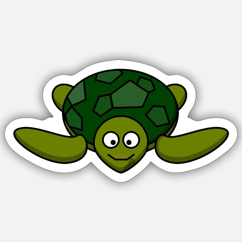turtle Sticker size S (10 x 10 cm)