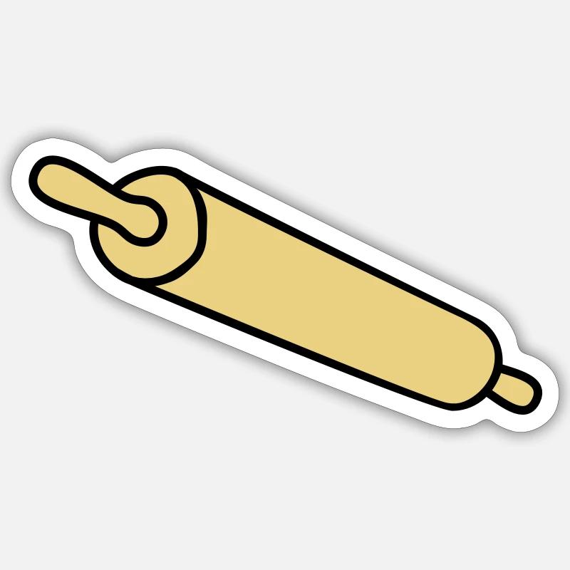 rolling_pin Sticker size S (10 x 10 cm)