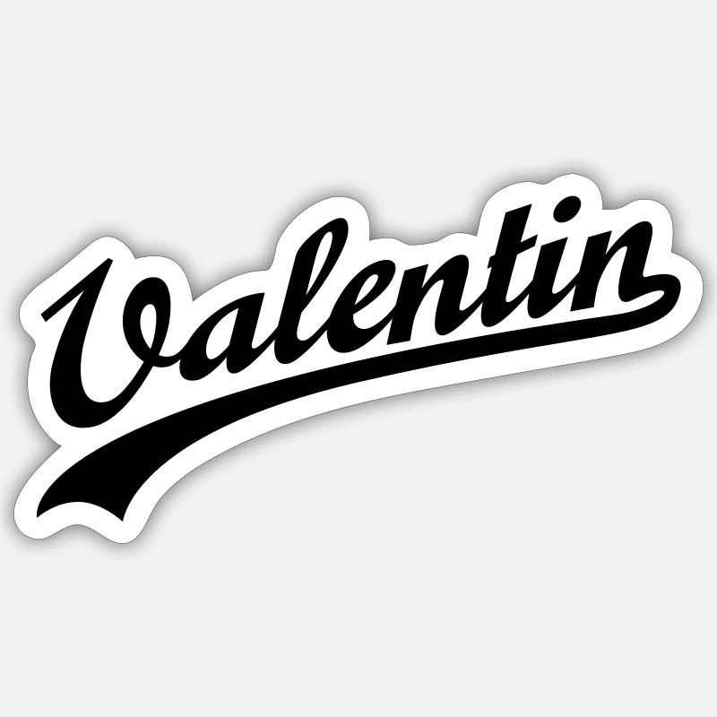 Valentin Sticker Größe S (10 x 10 cm)