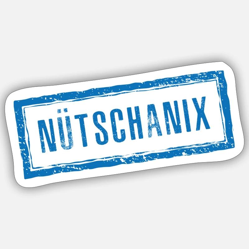 Nütschanix - Sticker size S (10 x 10 cm) - white matte