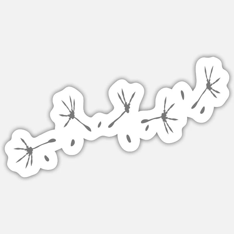 aigrette de Danelion 4 Sticker taille S (10 x 10 cm)