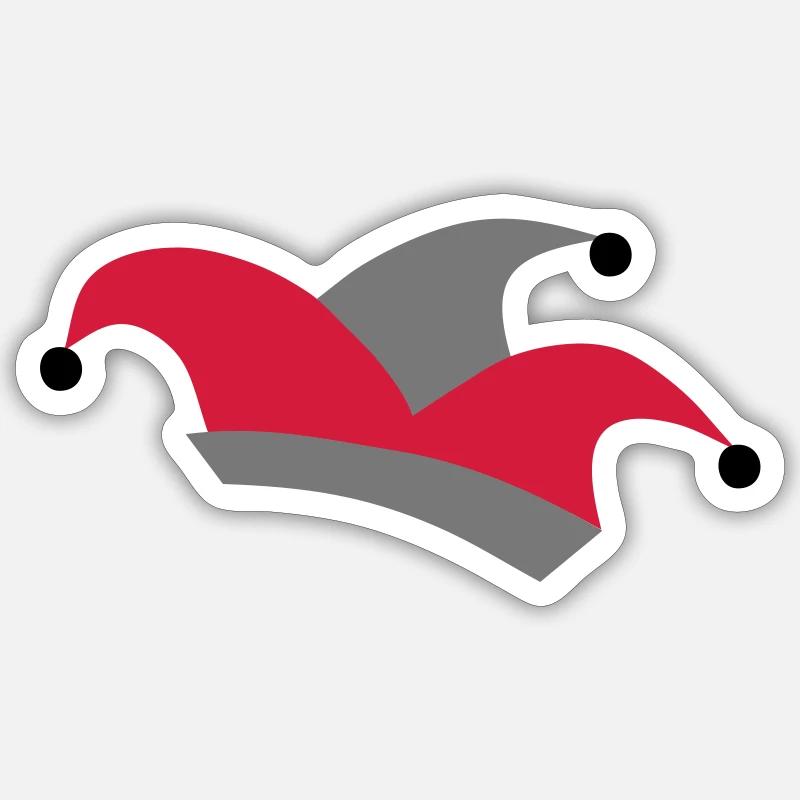 fou bouchon Sticker taille S (10 x 10 cm)