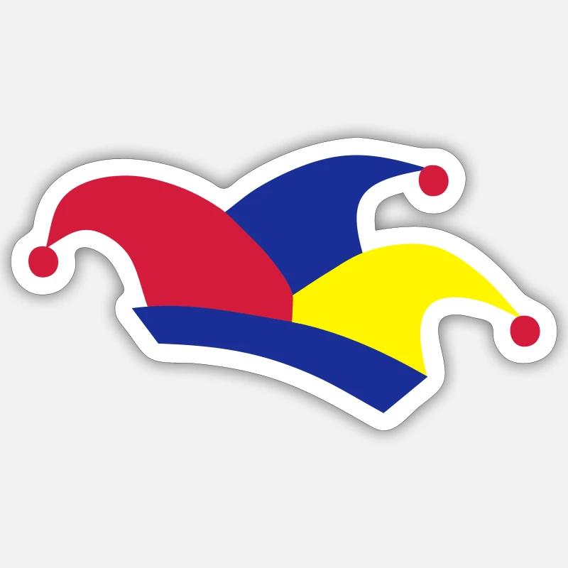 carnival - Sticker size S (10 x 10 cm) - white matte