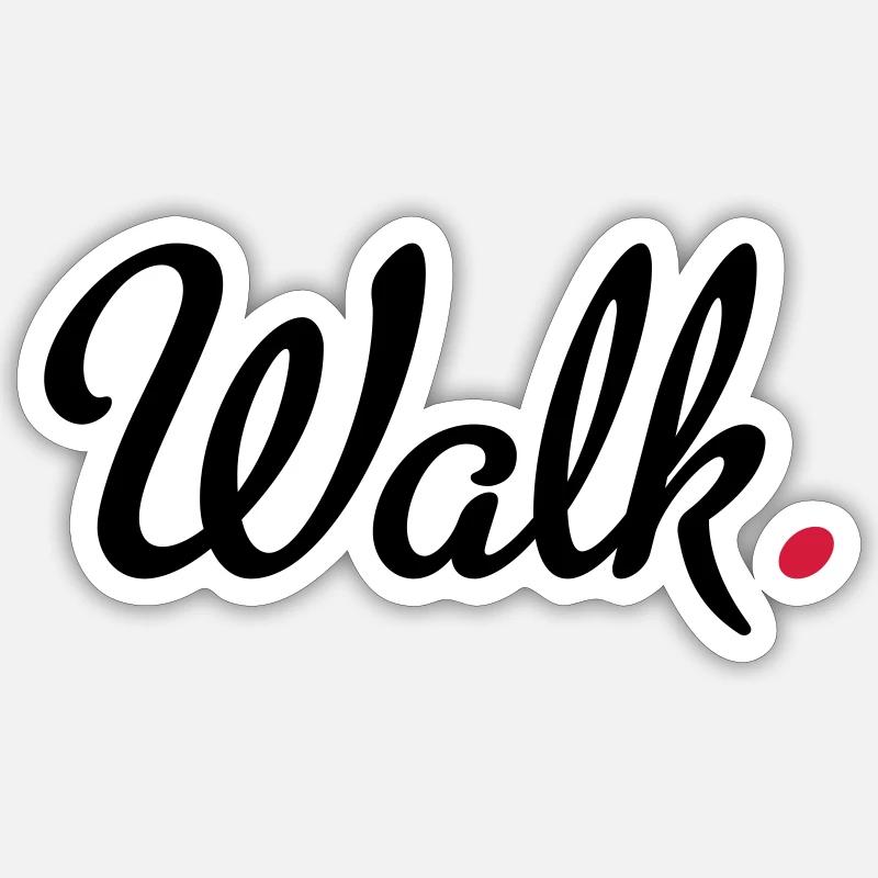 Nordic Walking Sticker Größe S (10 x 10 cm)