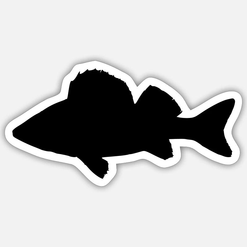 Perche - Sticker taille S (10 x 10 cm) - blanc mat
