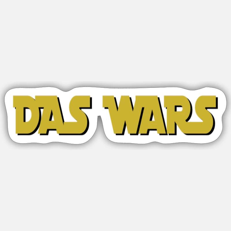 das wars Sticker Größe S (10 x 10 cm)