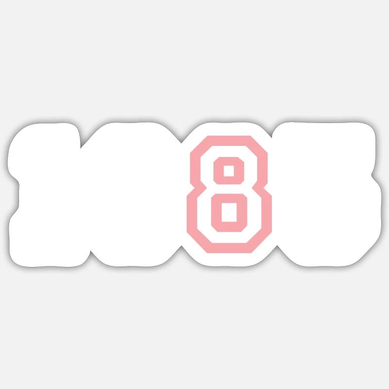 1985 - Sticker taille S (10 x 10 cm) - blanc mat