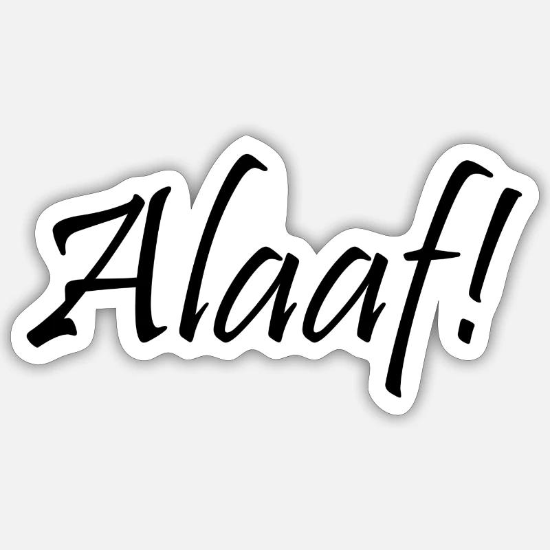 Alaaf! - Sticker size S (10 x 10 cm) - white matte