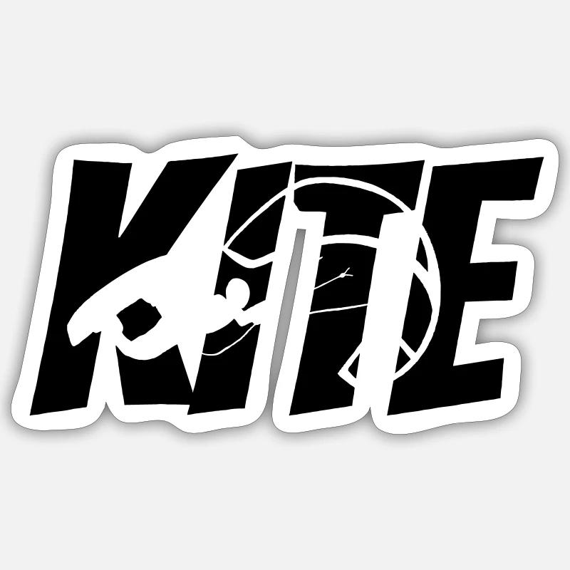 Kiteboard Sticker Größe S (10 x 10 cm)