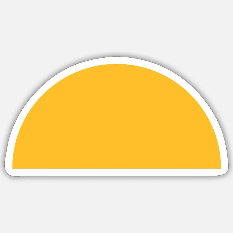 Sun - Sticker size S (10 x 10 cm) - white matte