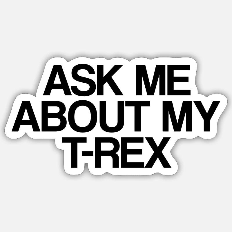 trex Sticker size S (10 x 10 cm)