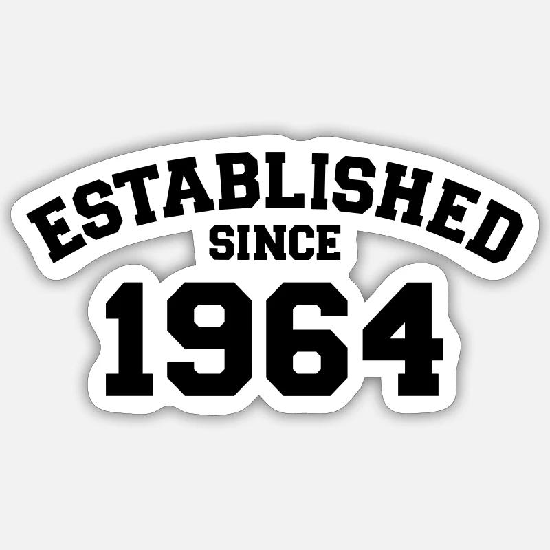 1964 Sticker Größe S (10 x 10 cm)