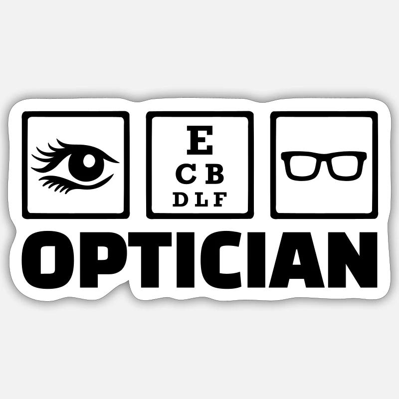Optiker Sticker Größe S (10 x 10 cm)