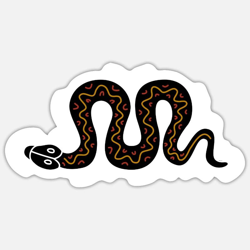 snake Sticker taille S (10 x 10 cm)