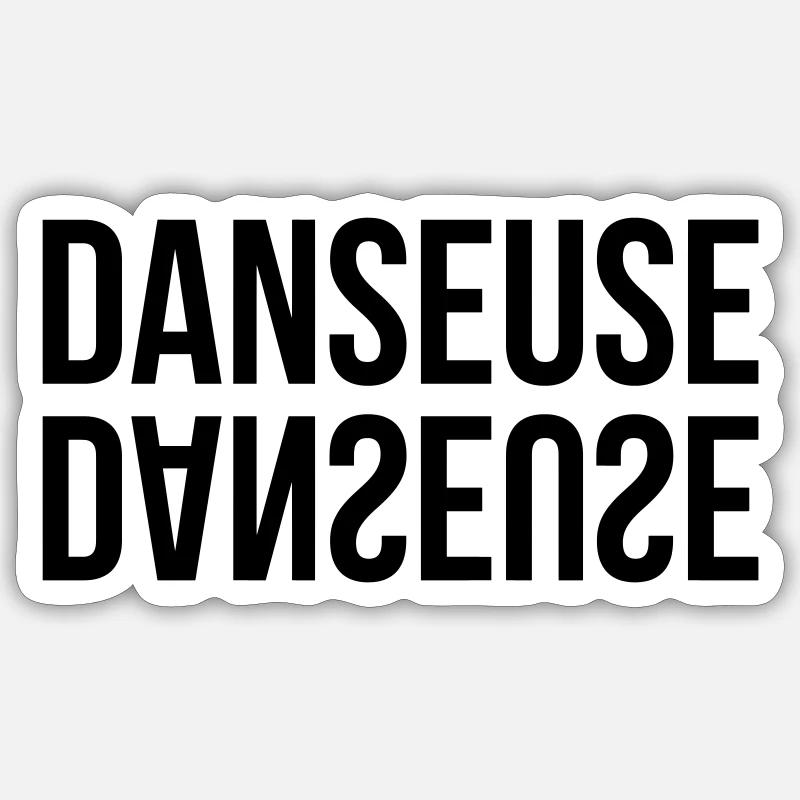 Danse / Danseur / Danseuse / Musique / Danser Sticker size S (10 x 10 cm)
