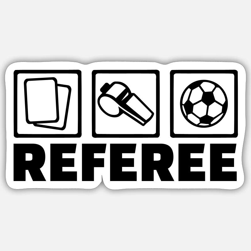 Referee Sticker size S (10 x 10 cm)