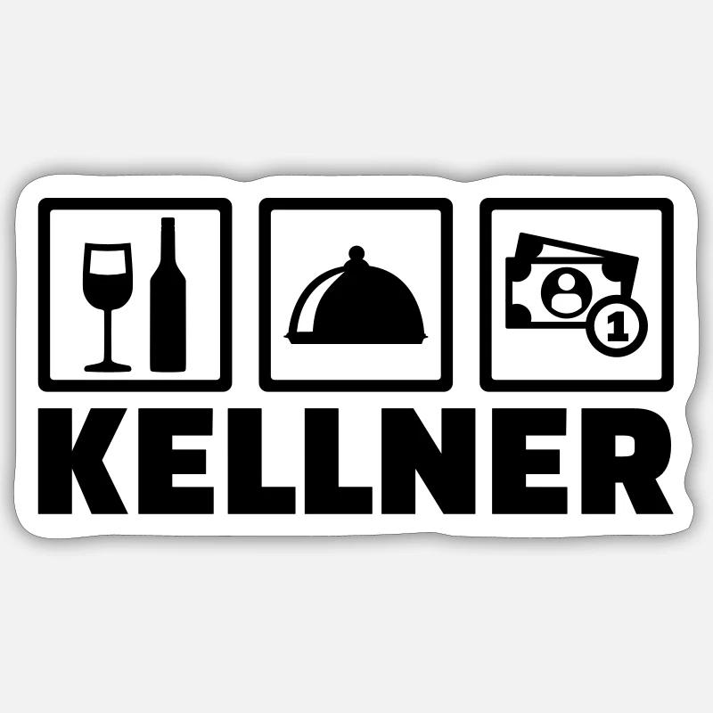 Kellner Sticker Größe S (10 x 10 cm)