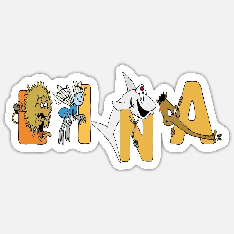 Sticker Größe S (10 x 10 cm) - 