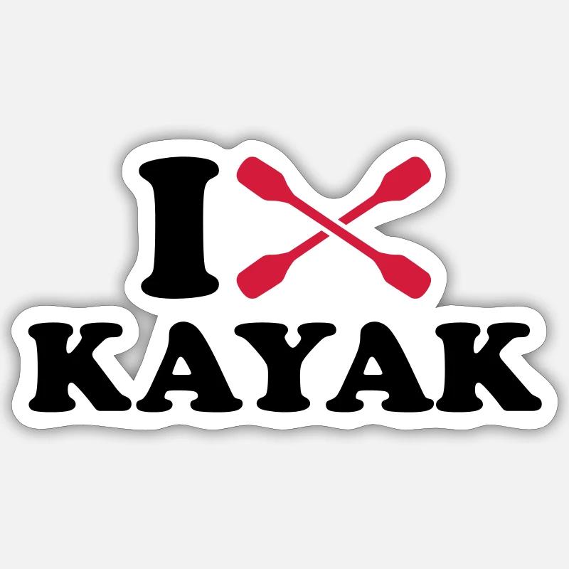 Kajak Sticker Größe S (10 x 10 cm)