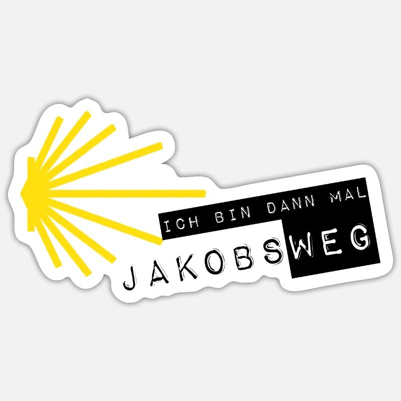 Ich bin dann mal weg Sticker Größe S (10 x 10 cm)