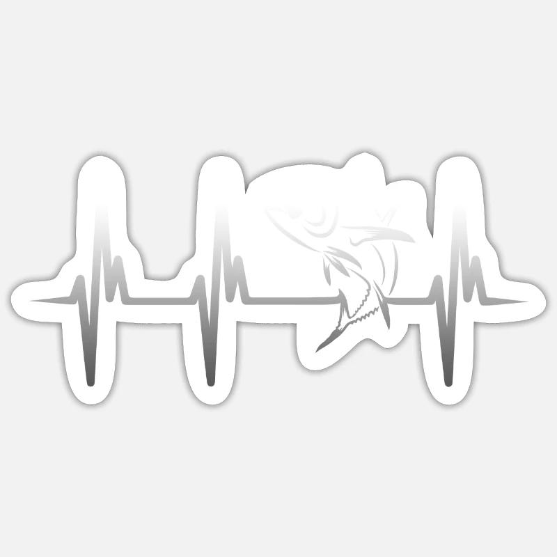 Thon battant Sticker taille S (10 x 10 cm)