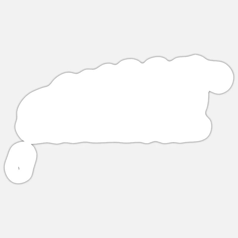 Evolution du golf golf blanc 4 Sticker taille S (10 x 10 cm)